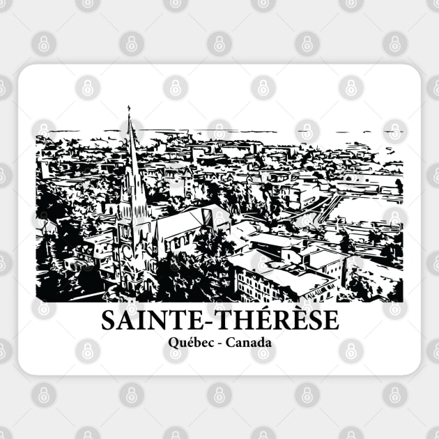 Sainte-Thérèse - Québec Magnet by Lakeric
